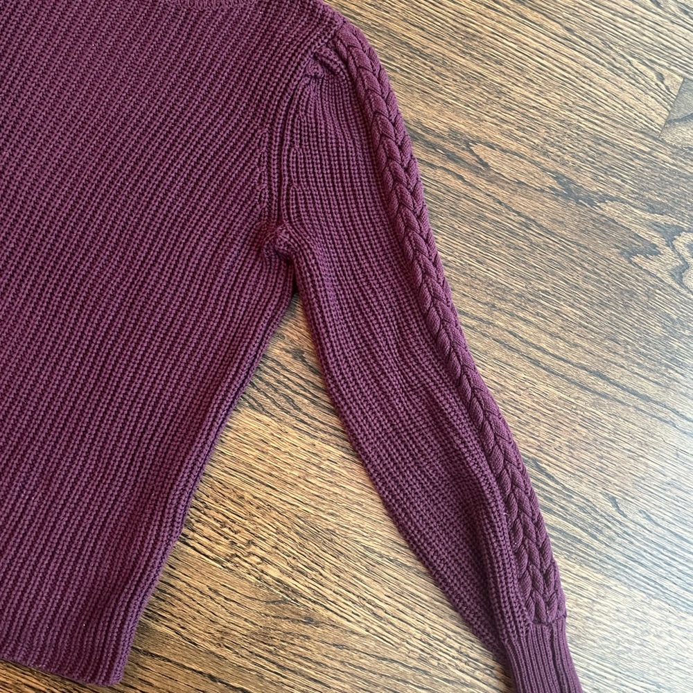 Plum Sweater and Slip Skirt Set - Picture 4 of 8